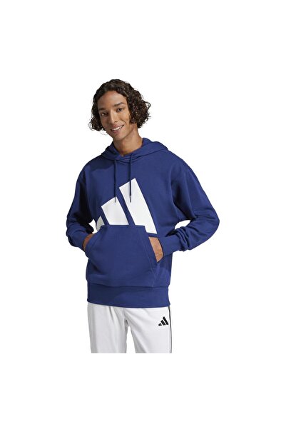adidas Hanorac bărbătesc Essentials cu logo mare din French Terry, mărimea XL