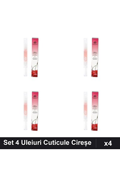 global fashion Set 4 Uleiuri Cuticule Stilou Cireșe, Manichiură Profesională