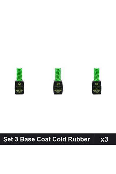 Makeup Set 3 Base Coat Cold Rubber PH Neutral 12ml, Primer Manichiură UV/LED