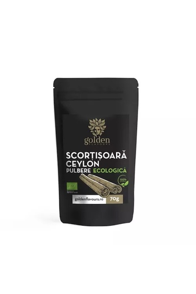 Golden Flavours Ceylon Cinnamon Powder 100% Natural BIO, 70g