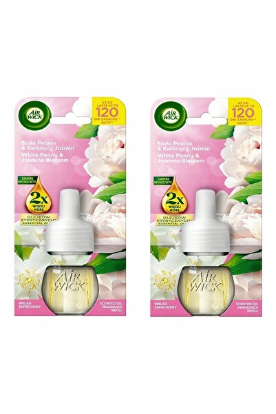 Air Wick Pachet 2 X Rezerva odorizant de camera electric Bujor Alb si Flori d...