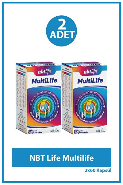 Nbt İlaç NBT Life Multilife 60 Kapsül 2 Adet