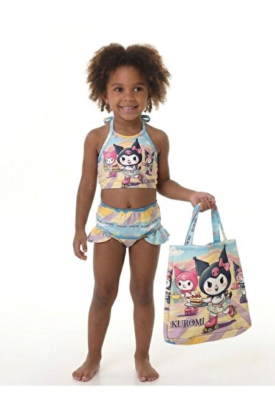 trandbaby Girl's Printed Bikini Swimsuit and 3-Piece Beach Set