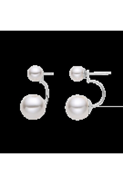 Lisa&Co. Cercei Argint Pearl Anchor XL Argint placat cu rodiu / Shellpearls /...