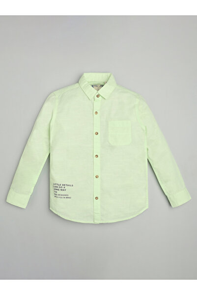 INFINITY By Styli Kids Light Green Long Sleeves Shirt