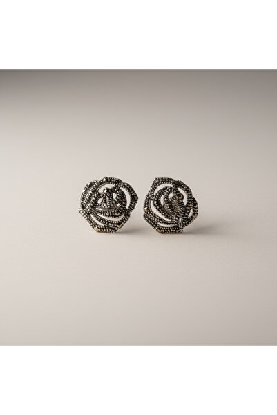 Oria Jewelry Cercei din argint 925 și marcasite