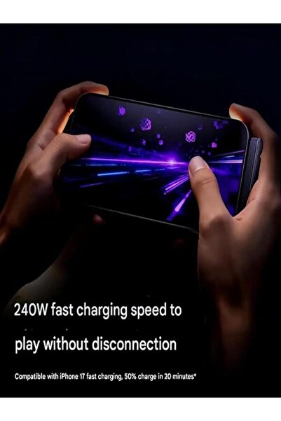 genric AASHZ 2 in 1 Invisible Stand Charger Cable, 240W Fast Charging Cable for Built-in Phone, 1.5m Braided Type C Cable with Foldable Stand for Smartphones/Tablets