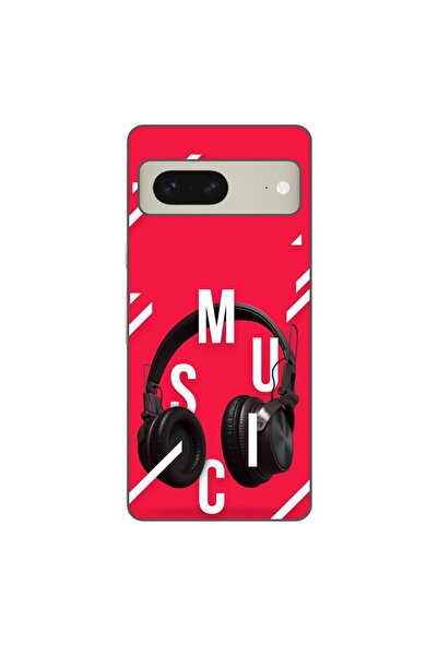 OEM Husa compatibila cu Google Pixel 8 Silicon Gel Tpu Model Music Headphones
