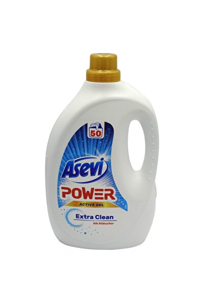 Vader Detergent lichid, Asevi, 2.5 L Power Extra Clean, 50 de spălări