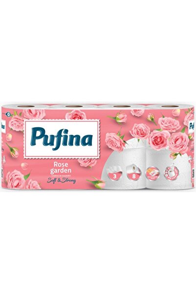 Vader Pufina Hartie Igienica 8ROLE 3STRATURI Roses,