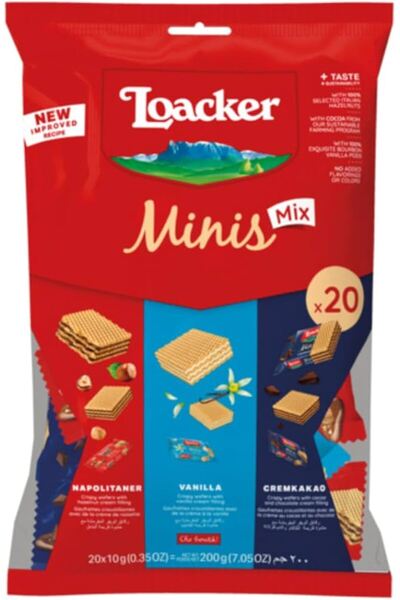 Loacker CLASSIC MINIS 200GX6 MIX