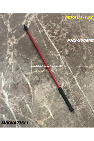 DMR TS2 İMPACT PH2 UÇ MIKNATISLI YILDIZ BİTS UÇ PH2 VİDA SIKMA UCU 30CM 1ADET