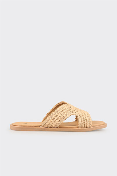 Elle Shoes Taba Kadın Terlik