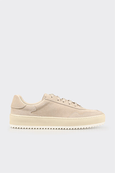 Elle Shoes Bej Deri Erkek Günlük Ayakkabı