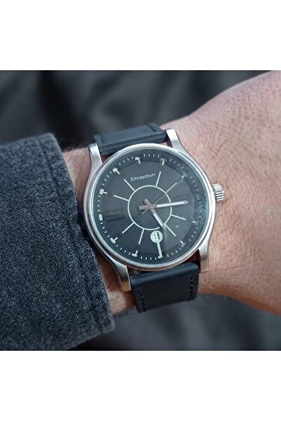 PİGADO Black Cord Waterproof Exception Men's Wristwatch
