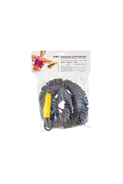 Amila Bandă elastică de fitness ultraușoară cu clemă și mâner EXTRA UȘORĂ