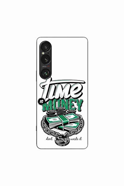 OEM Husa compatibila cu Sony Xperia 1 VI Silicon Gel Tpu Model Mesaj Time Is ...