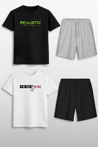 Trendy Merry Store 4-dijelni dečiji letnji set kaprih i majica
