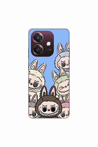 OEM Husa compatibila cu Oppo A40 Silicon Gel Tpu Model Labubu Pattern Blue