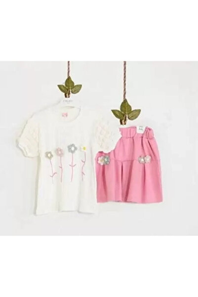 Veraura Lifestyle 3/6 Years Old Children's Set with Floral Embroidery