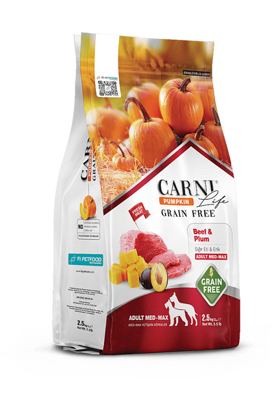 GOLD PUPPY Carni Life Pumpkin Tahılsız Glutensiz Sığır Etli Hiperpremium Köpe...