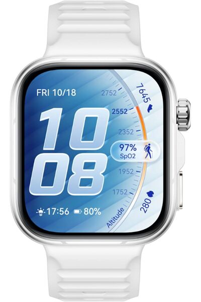 Huawei ساعة ذكية WATCH FIT 5 Pro، شاشة كاملة مقاس 44.5 ملم، متوافقة مع iOS وأ...