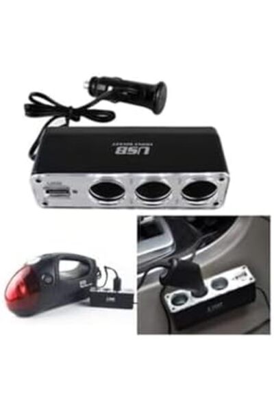 Yıldızan Tamgün Nkt Group (7869) Car Vehicle Auto Cigarette Lighter Multiplie...