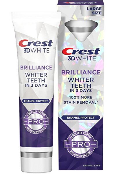 Yıldızan Heybemdecom Crest 3D Brilliance Pro Enamel Protect Teeth Whitening T...