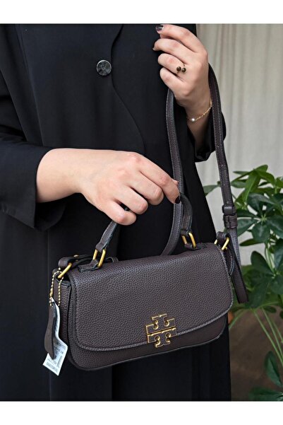 Tory Letter-Shaped Lock Shoulder Bag: American Elegance Hidden in the Details