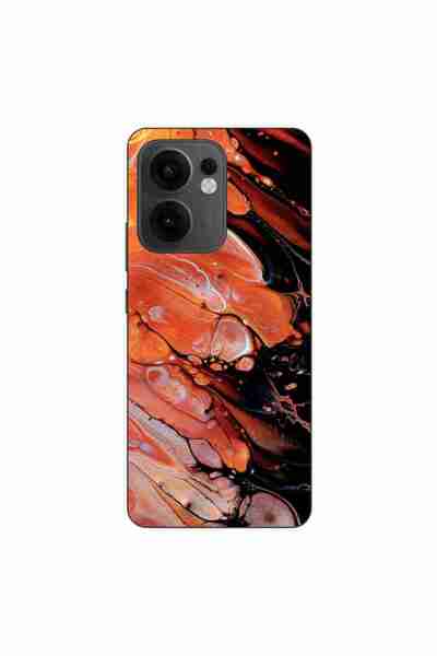OEM Case compatible with Oppo Reno13 F Silicon Gel Tpu Pattern Abstract Lava ...