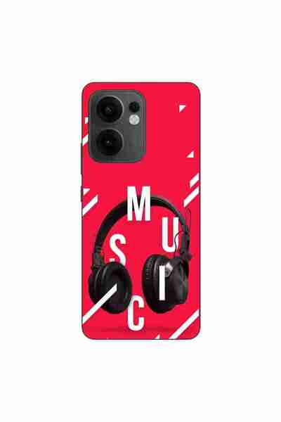 OEM Husa compatibila cu Oppo Reno13 F Silicon Gel Tpu Model Music Headphones