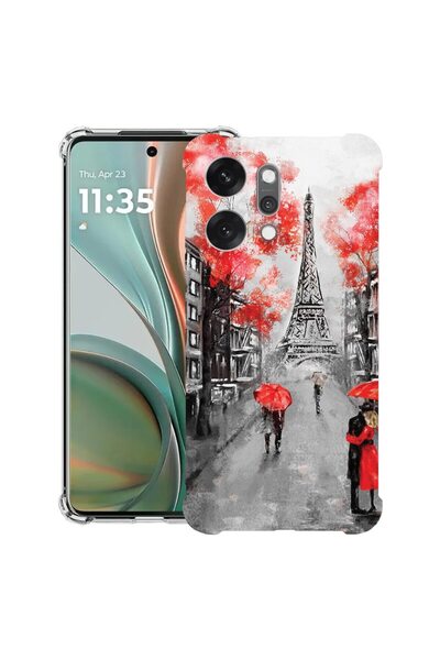 bestcase Противоударен калъф за OPPO Reno14 5G, Париж, Айфелова кула, 2052057...