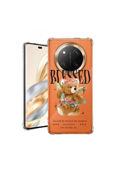 bestcase Θήκη για Honor Magic7 Lite, Αντικραδασμική 1.5MM, Τέντι Μπερ Μπλέσεν...