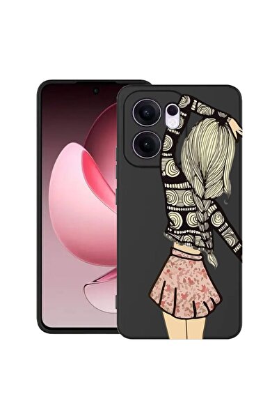 bestcase Husă pentru OPPO Reno13 F 5G, Silicon subțire premium de 1.2MM, Girl...