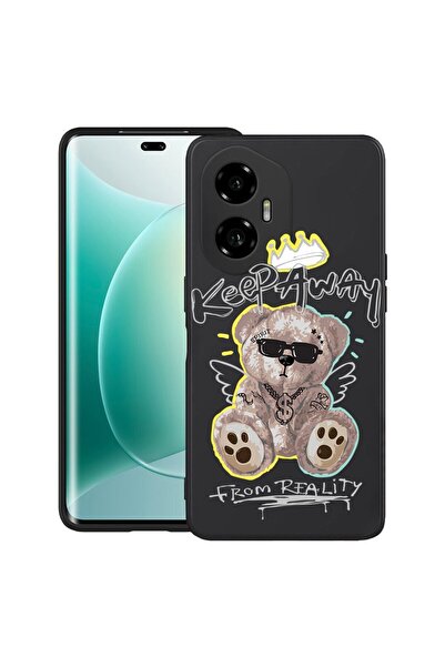 bestcase ¬Æ Husa pentru Honor 300 cu Design Teddy Bear Keep Away, TPU Mat Ult...