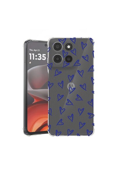 bestcase Husă Antișoc Compatibilă cu Motorola Moto G86 Power, Model cu inimio...