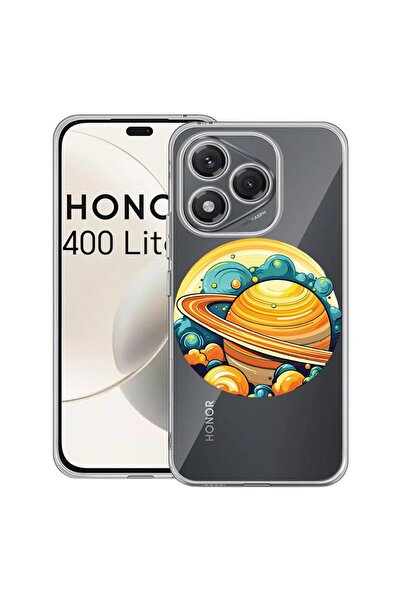 bestcase Husa pentru Honor 400 Lite 5G, BestCase¬Æ Clear Silicon 2MM, Planet ...