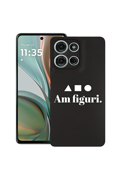 bestcase Калъф за Motorola Moto G15, със снимки, тънък силиконов 0.8ММ, ударо...