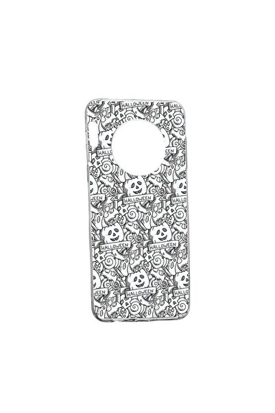 bestcase Θήκη σιλικόνης, Συμβατή με Huawei Nova Y90, Χάλογουιν, Ανθεκτική στη...
