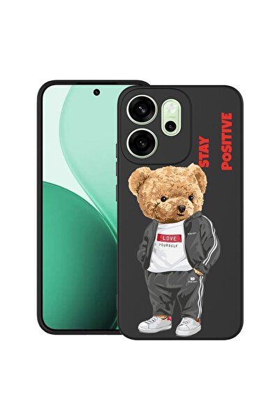 bestcase Ултра тънък TPU калъф, съвместим с OPPO A5x, с дизайн  "Бъди позитив...