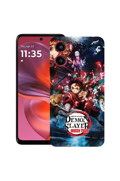 bestcase ¬Æ Husa pentru Motorola Moto G06 cu Design Demon Slayer, TPU Mat Ult...