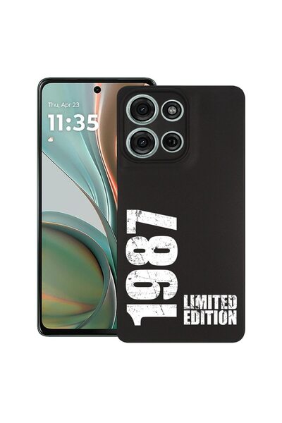 bestcase ¬Æ Husa Slim Silicon pentru Motorola Moto G75, Limited Edition 1987,...