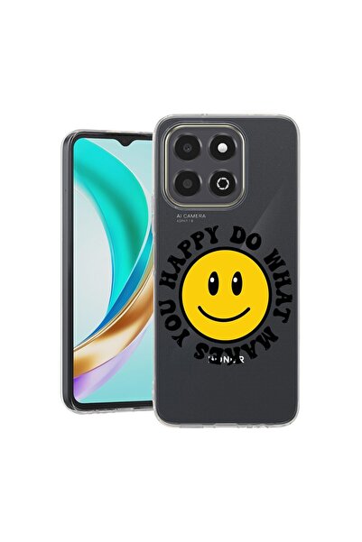 bestcase Husa pentru Honor X6b, BestCase¬Æ Clear Silicon 2MM, Happy Smiley, A...