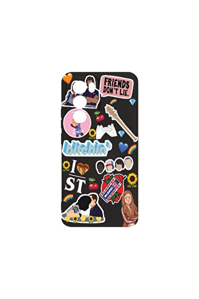 bestcase ¬Æ Husa Premium Silicon, Compatibila Cu OPPO Reno12, Friends Don‚Äôt...