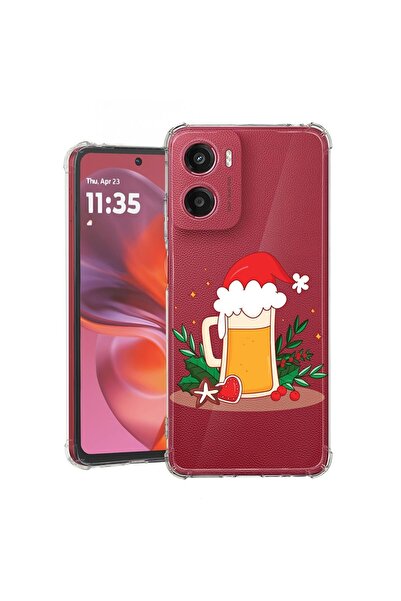 bestcase ¬Æ Husa pentru Motorola Moto G05, Anti Shock 1.5MM, Xmas Beer, Prote...