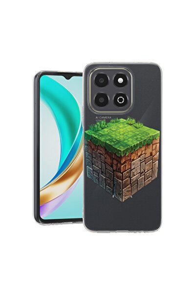 bestcase Husa pentru Honor X6b, BestCase¬Æ Clear Silicon 2MM, Minecraft World...