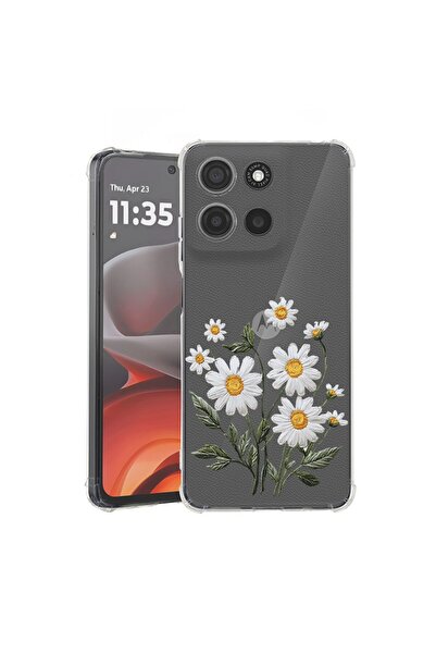 bestcase ¬Æ Husa Anti Shock Compatibila cu Motorola Moto G86 Power, Floral - ...