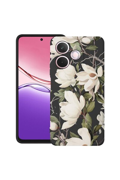 bestcase ¬Æ Husa TPU Ultra Slim Compatibila cu OPPO A5 Pro, Blooming Magnolia...