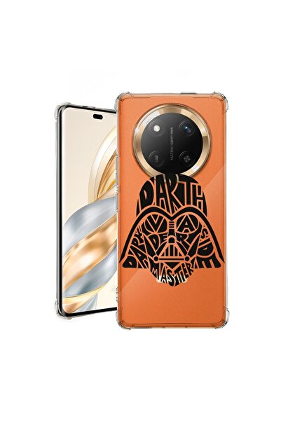 bestcase Калъф за Honor Magic7 Lite, Удароустойчив 1.5ММ, Калиграфия Дарт Вей...