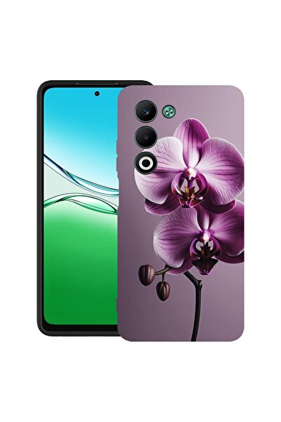 bestcase ¬Æ Husa pentru OPPO A5 din Silicon Ultra Slim cu Design Pink Orchid,...